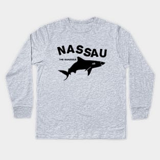 Shark Diving - Nassau - The Bahamas Kids Long Sleeve T-Shirt